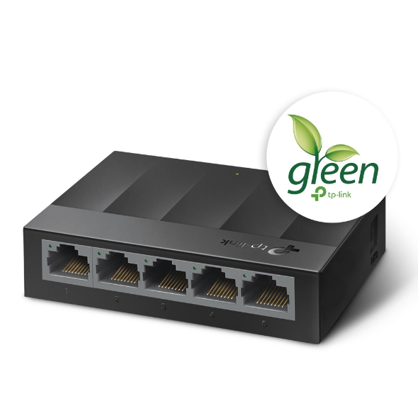 Switch de Mesa TP-Link Gigabit 5 Portas Ethernet 10/100/1000 Mbps — imagem 3