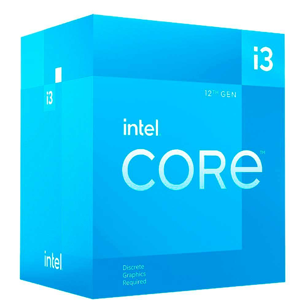 Processador INTEL CORE I3-12100 3.3ghz (Turbo 4.3ghz) 12mb Cache LGA1700 12° Geração BX8071512100