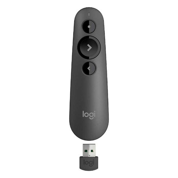 APRESENTADOR LOGITECH LASERPOINT R500S PRETO - 910-006518