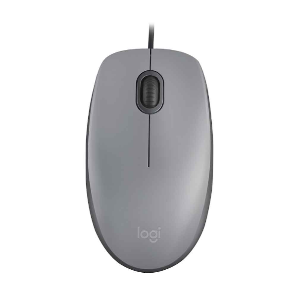 MOUSE LOGITECH M110 SILENT GRAY C/ FIO - 910-006757